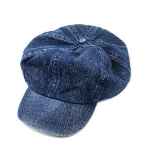 Denim Bucket Hat in Dark Blue